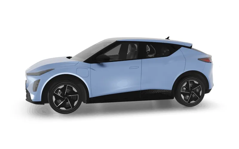 Perodua QV-E in Ice Blue